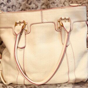 Dooney & Burke Pink and White Purse